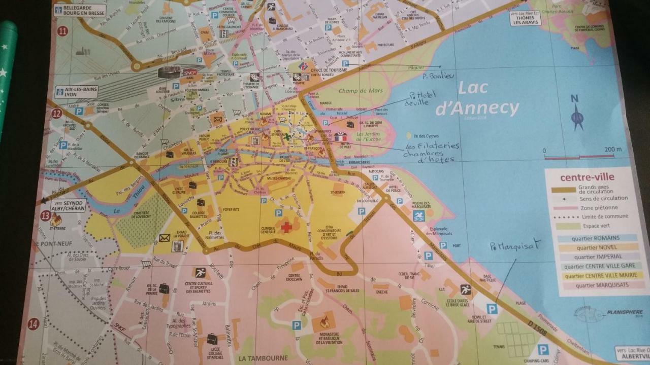 Les Filateries Chambre Lin อานซี ภายนอก รูปภาพ